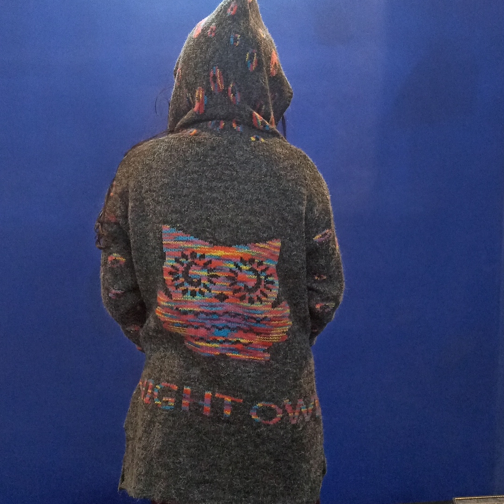 Aesthetic Hoodie shrug M size woolen - Picture 4 of 8